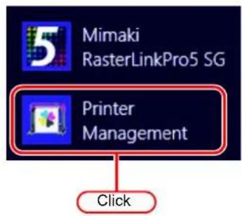 5 Mimaki RasterLinkPro5 SG Printer Management Click