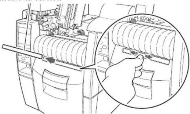 CITIZEN CL-S700R - Using the Rewinder for Batches of Printed Media (CL-S700R models/Rewind Mode) - 2