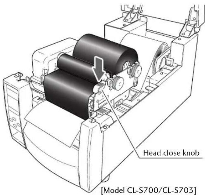 Head close knob [Model CL-S700/CL-S703]