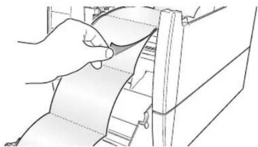 CITIZEN CL-S700R - Using the Rewinder as a Peeler (CL-S700R models/Peeling Mode) - 4
