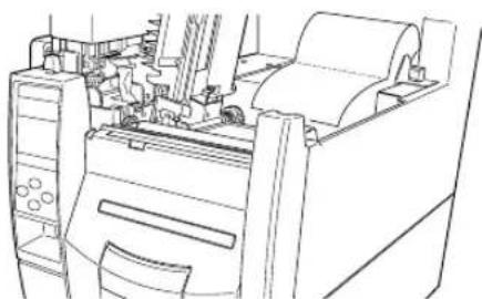 CITIZEN CL-S700R - Using the Rewinder as a Peeler (CL-S700R models/Peeling Mode) - 1
