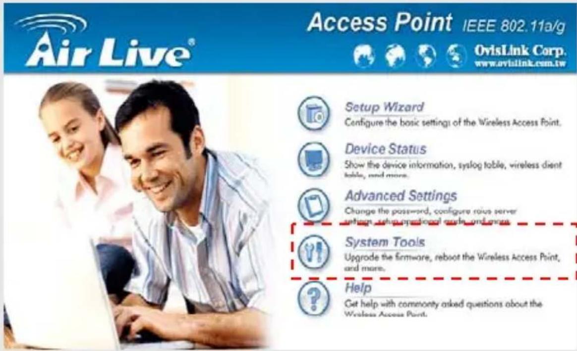AIRLIVE WLA-5000AP - Změna Firmware - 1