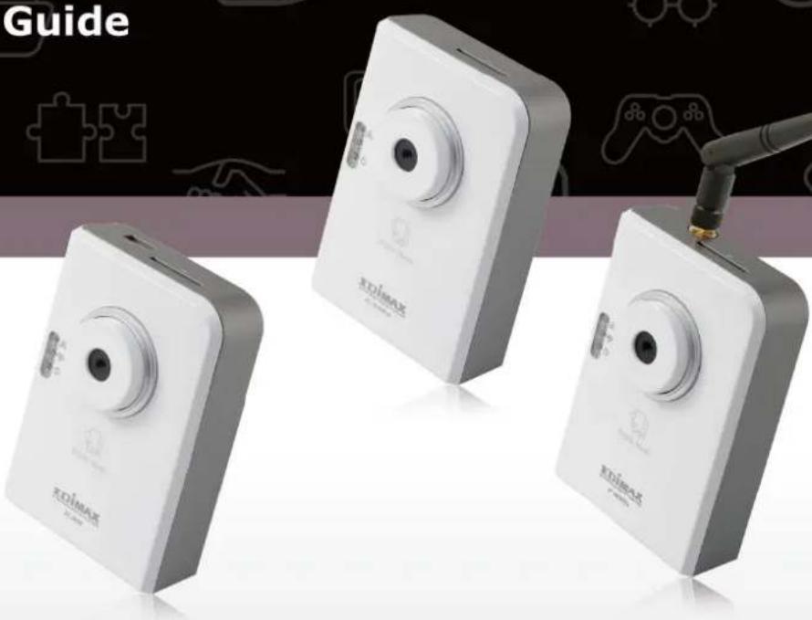 Edimax IC-3030Wn - Fast Ethernet / 150Mbps Wireless 802.11n / PoE Triple Mode IP Camera - 1