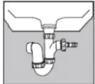 BOMANN WA 5710 - Install the Water Drain Hose - 1