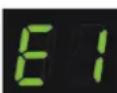 REMKO MKT 290 - The device is not functioning and "E1" is being shown in the display - 1