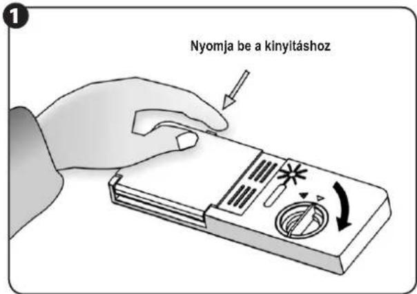 Nyomja be a kinyitáshoz