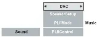 DRC SpeakerSetup PLIIMode Sound Music PLIIControl