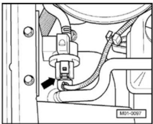 VOLKSWAGEN Golf GTI (2001) - Activating Evaporative Emission (EVAP) Canister Purge Regulator Valve -N80-: - 2