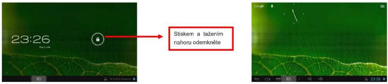23:26 Stiskem a tažením nahoru odemkněte