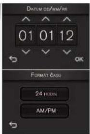 DATUM 00/AM/RR 01 01 12 OK FORMAT ©asu 24 HORN AM/PM