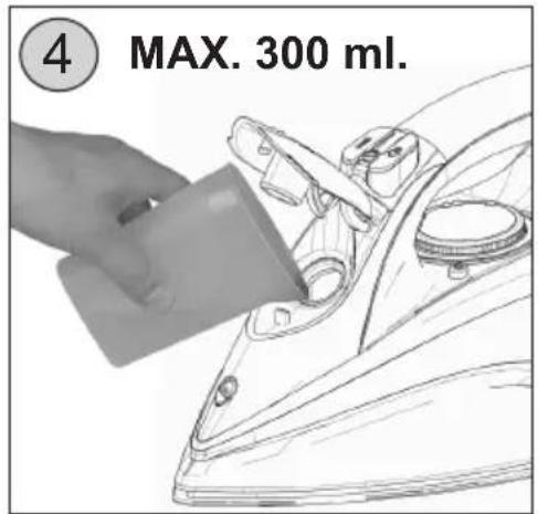 4 MAX. 300 ml.