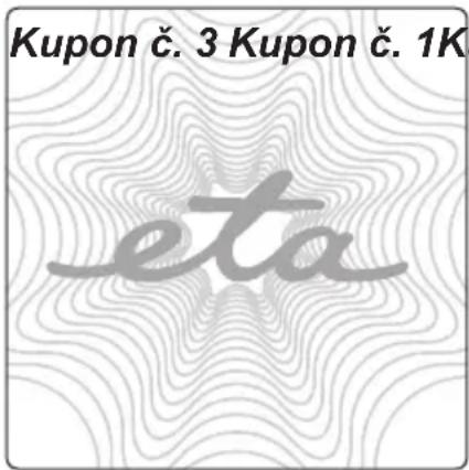 Eta 628490010 - Záznamy o záručních opravách • Záznamy o záručných opravách - 1