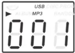 USB ▲ ALBUM MP3 0001 0002