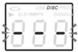USB DISC PROG ALBUMMP3 RANDOM