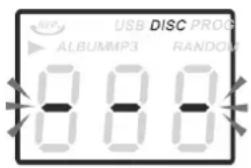 USB DISC PROG ALBUMMP3 RANDOM