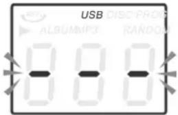 USB DISC PROG ALBUMMP3 RANDOM