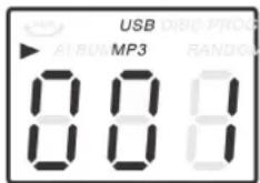 HYUNDAI RTCC 513 RIP - PŘEHRÁVÁNÍ V REŽIMU MP3 (PŘI POUŽITÍ CD/USB) - 1