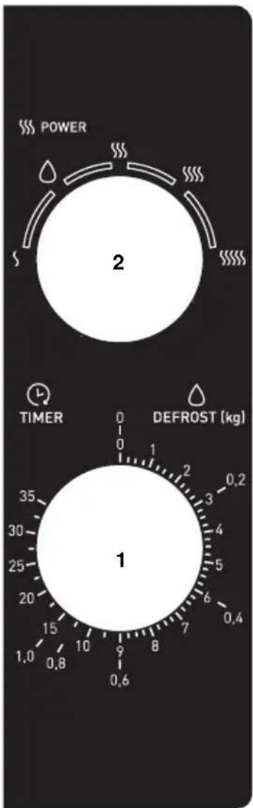 POWER 2 TIMER DEFROST (kg) 1