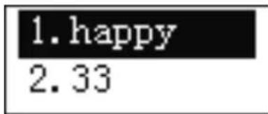 1.happy 2.33