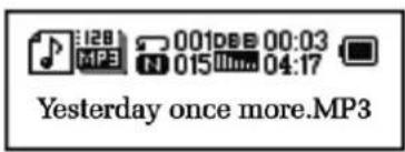 MP3 001DBB 00:03 N 015 MM 04:17 Yesterday once more.MP3