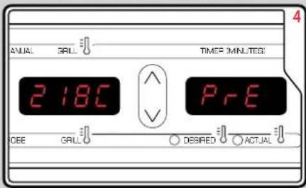 ANJAL GRILL TIMER MINUTEO 2:18C P-F CEE GRILL DESIRED ACTUAL