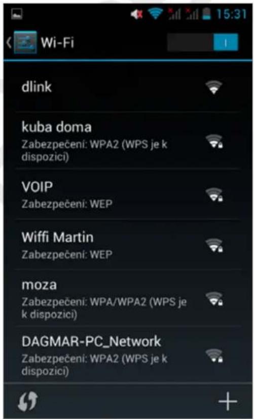 dlink kuba doma Zabezpečení: WPA2 (WPS je k dispozici) VOIP Zabezpečení: WEP Wiffi Martin Zabezpečení: WEP moza Zabezpečení: WPA/WPA2 (WPS je k dispozici) DAGMAR-PC_Network Zabezpečení: WPA2 (WPS je k dispozici)