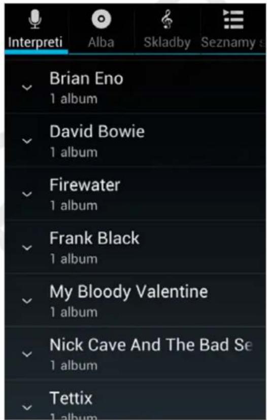 Interpreti Alba Skladby Seznamy s Brian Eno 1 album David Bowie 1 album Firewater 1 album Frank Black 1 album My Bloody Valentine 1 album Nick Cave And The Bad Se 1 album Tettix 1 album