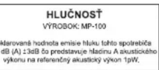 Orava MP-100 - Pred uvedením tohto zariadenie do prevádzky si prosím pozorne prečítajte tento návod na použité! - 1