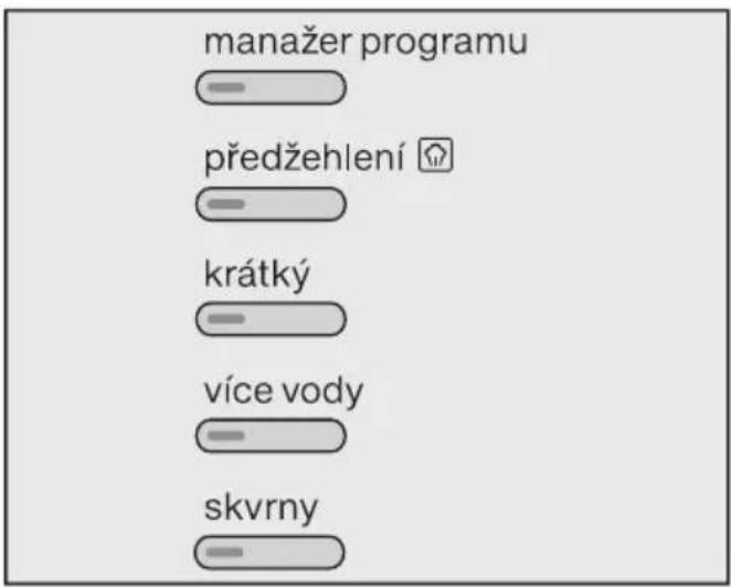 manažer programu předžehlení 📋 krátký více vody skvrny