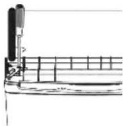 GORENJE F4151CW - Montarea mânerului - 1