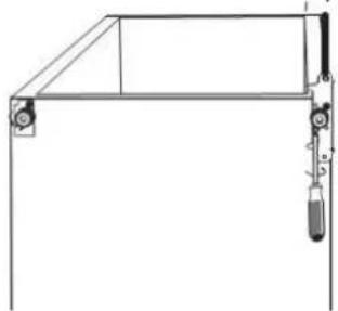 GORENJE F4151CW - Montáž madla - 3