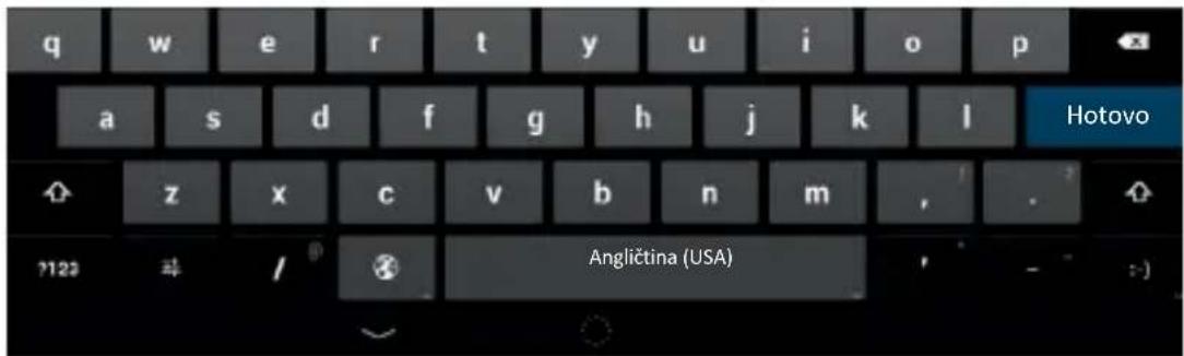Texet TM-9758 - Zápis textu - 1