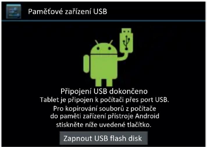 Texet TM-9758 - Připojení tabletu v režimu USB flash disku - 1