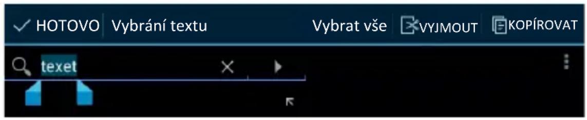 Texet TM-9768HD - Úprava textu - 1