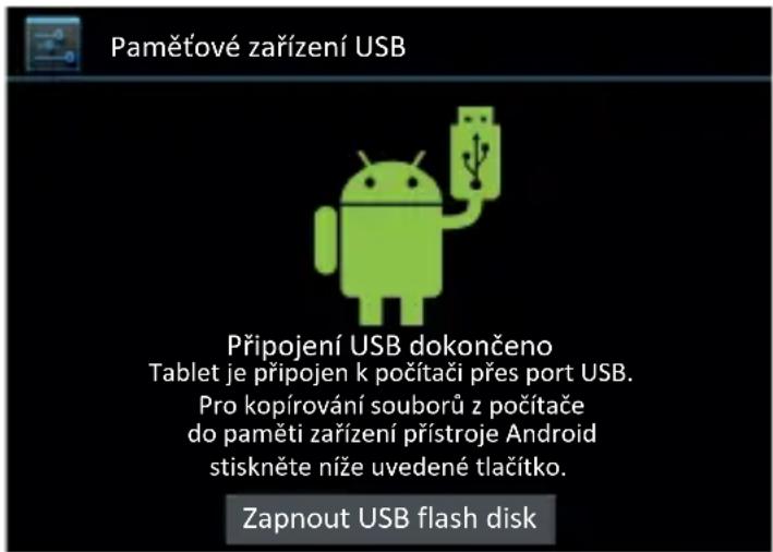 Texet TM-7048 - Připojení tabletu v režimu USB flash disku - 1