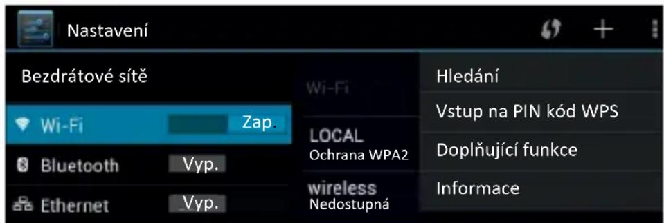 Texet TM-7048 - Nastavení Wi-Fi a připojení k síti - 1