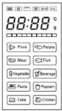88:88 °C g Pizza Potato Meat Fish Vegetable Beverage Pasta Popcorn Cake Chicken