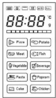 88:88 °C g Pizza Potato Meat Fish Vegetable Beverage Pasta Popcorn Cake Chicken