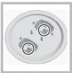 INDESIT I5GMH5AG(W) U - Replacing the Triple ring burner nozzles \* - 2