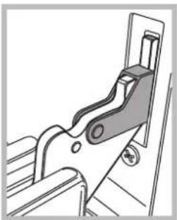 INDESIT I5GMH5AG(W) U - Removing and fitting the oven door: - 1