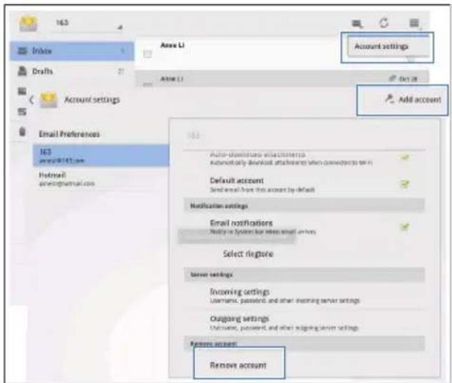 PHILIPS PI3210GB1 - Výběr nastavení účtu - 1