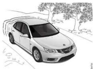 SAAB 9-3 (2014) - Opening the cargo guard - 29