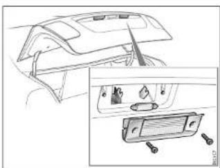SAAB 9-3 (2014) - Dome light, front, SportSedan and SportCombi - 2