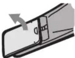 ECG Xenon C 122 - Inserting the batteries - 1