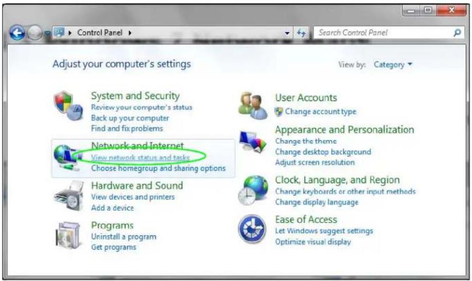 Control Panel Adjust your computer's settings View by: Category System and Security Review your computer's status Back up your computer Find and fix problems Network and Internet View network status and tasks Choose homegroup and sharing options Hardware and Sound View devices and printers Add a device Programs Uninstall a program Get programs User Accounts Change account type Appearance and Personalization Change the theme Change desktop background Adjust screen resolution Clock, Language, and Region Change keyboards or other input methods Change display language Ease of Access Let Windows suggest settings Optimize visual display