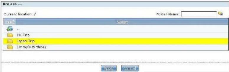 ZYXEL NSA210-1T - Configuring the Flickr Settings - 5