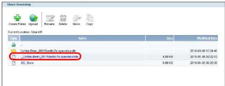 Share Browsing Create Folder Upload Rename Delete Move Copy Current Location: Share01 Type Name Size Modified Date Coffee-Bean_001f30d067s.parsebundle 2010-03-09 10:54:45 _Coffee-Bean_001f30d067s.parsebundle 4.00 KB 2010-01-04 03:32:10 .DG_Store 6.00 KB 2010-01-03 03:29:39