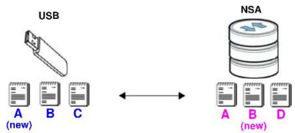 ZYXEL NSA210-1T - USB <-> NSA - 1