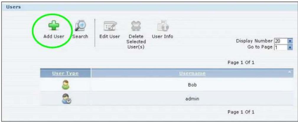 Users Add User Search Edit User Delete User Info Edit User Delete Selected User(s) User Info Display Number 20 Go to Page 1 Page 1 Of 1 User Type Username Bob admin Page 1 Of 1