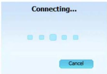 Connecting... Cancel